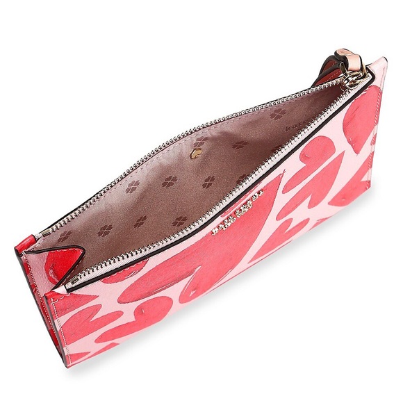 Kate Spade “Ever Fallen” Spencer Hearts Wristlet - Picture 8 of 14